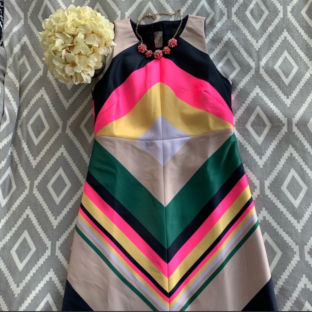 JCrew Collection Multi Colored Dress